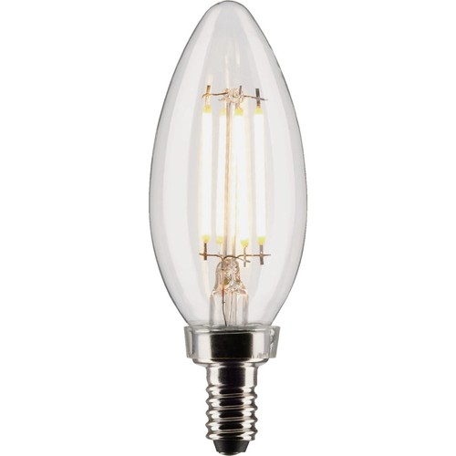Satco 40W Equivalent Warm White B11 Candelabra Traditional LED Decorative Light - Picture 2 of 4
