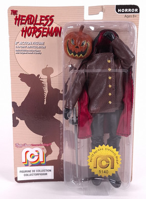 The Headless Horseman 8'' Clothed Horror Actionfigur Mego 2019 - Sealed - Neu