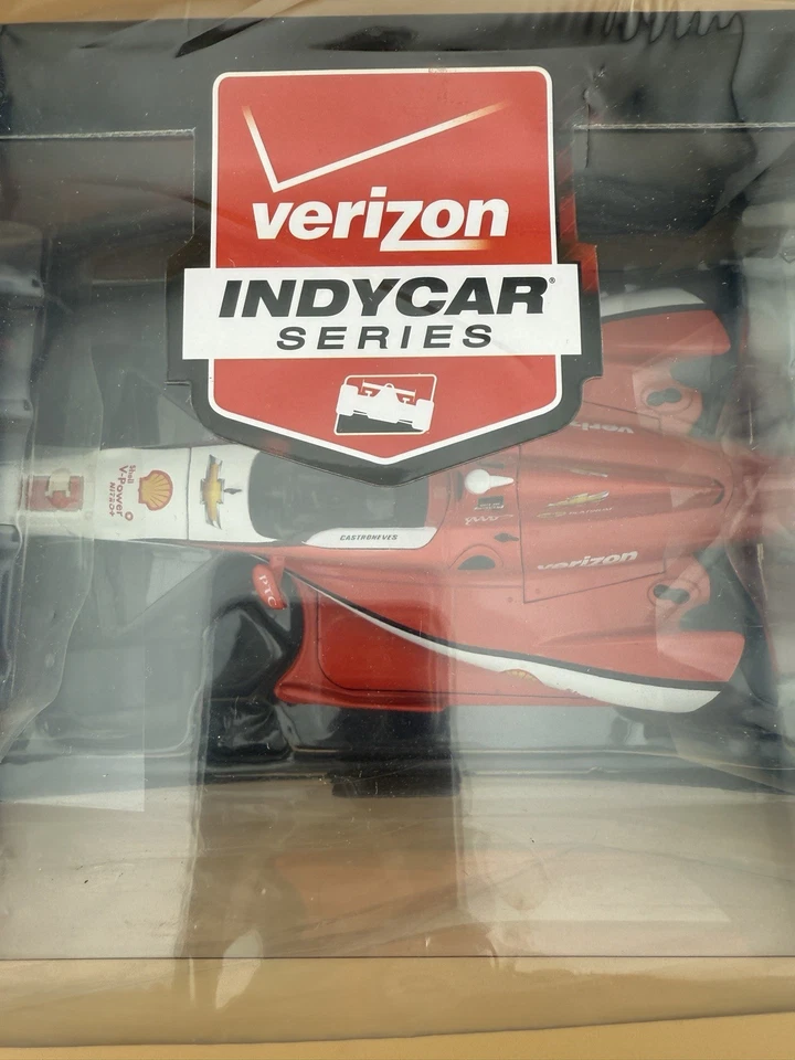 Helio Castroneves 2015 #3 Shell Penske IndyCar 1/18 Greenlight Diecast Sealed - Image 4 of 4