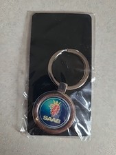 Saab Metal Keychain Car Key Ring Key Holder Key Fob Auto Accessory Gift