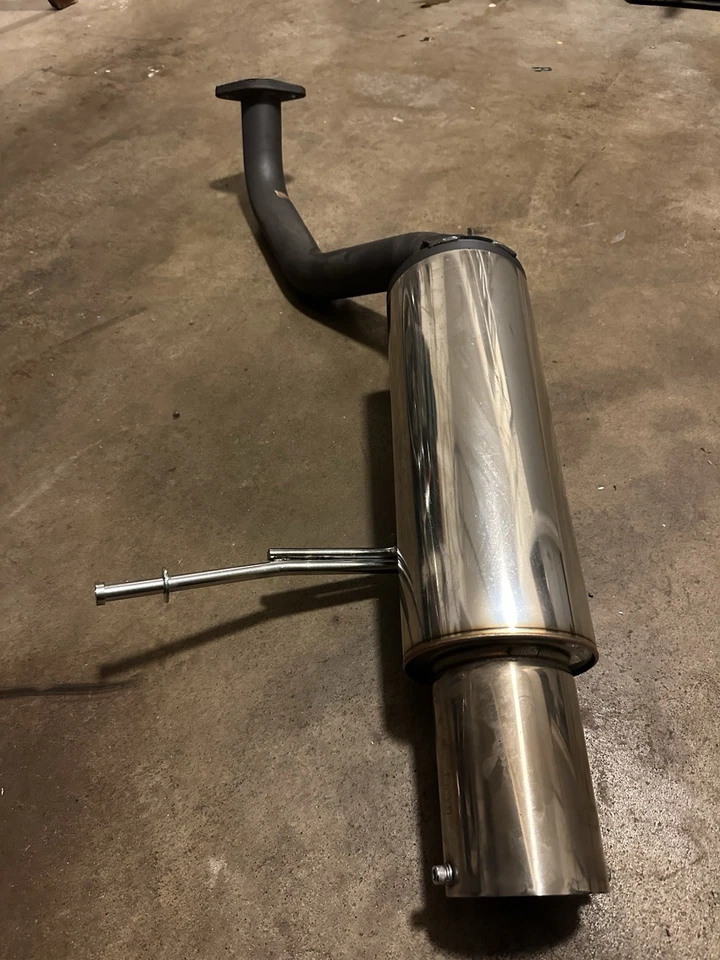 HKS Hi-Power 304 SS Rear Section Exhaust System Fits 01-03 MAZDA PROTEGE5 - Image 3 of 4