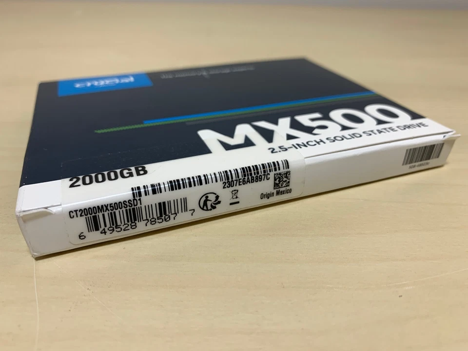 Crucial MX500 2TB Internal SATA 6GB 2.5'' (CT2000MX500SSD1) SSD - Sealed - Image 2 of 4