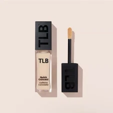 TLB Lip Bar Vegan Quick Caffeine Concealer Self Setting Brightener Ivory 1.0