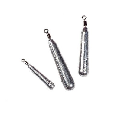 Slim Teardrop Drop Shot with Swivel 10 Pack