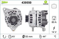 Lichtmaschine Generator Lima Valeo Origins - NEW O.E. Technologie 439550 14V 16V