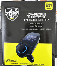 Auto Drive VM-201 Low-Profile Bluetooth FM Transmitter, Hands-Free Calling