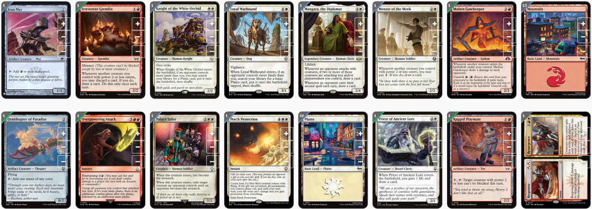 mtg toy commander deck Arabella Abandoned Doll *Custom Commander Deck* MTG EDH Boros Tokens
