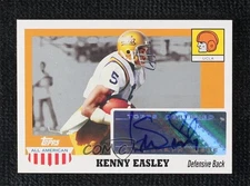 2005 Topps All American Retired Edition Auto Kenny Easley #A-KE Auto HOF