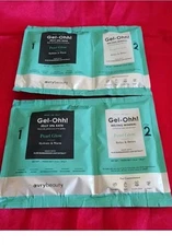 Lot of 2 AvryBeauty Gel-Ohh! Jelly Spa Bath Pedicure Set Pearl Glow 