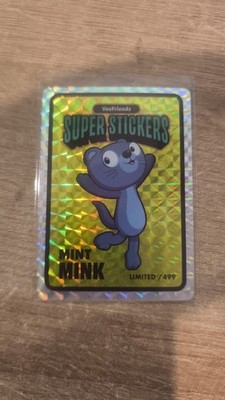 VeeFriends Mint Nerz Super Aufkleber Gelb Parallel /499