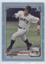 2020 Bowman Draft Chrome Sky Blue Refractor Jimmy Glowenke #BD-35 09j5