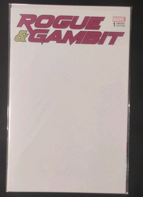 Blank ROGUE and GAMBIT #1 convention Sketch Variant 