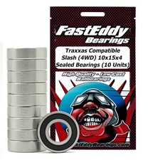 Traxxas Compatible Slash 4WD 10x15x4 Sealed Bearings 10 Units