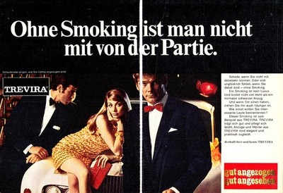 3w9549/ Reklame / Werbung aus 1967   TREVIRA Herrenmode
