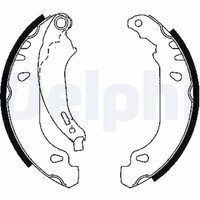 Delphi Bremsbacken Satz 180Mm Hinten Passend FüR Peugeot 206 206+ Trommelbremse