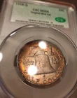 1958-D Franklin Silver Half Dollar MS66 Beautiful Reverse Toning