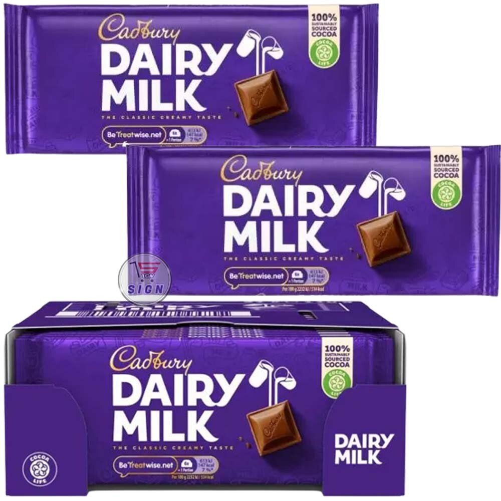 21 x Cadbury Dairy Milk Chocolate Bar 110g - Full Box | eBay