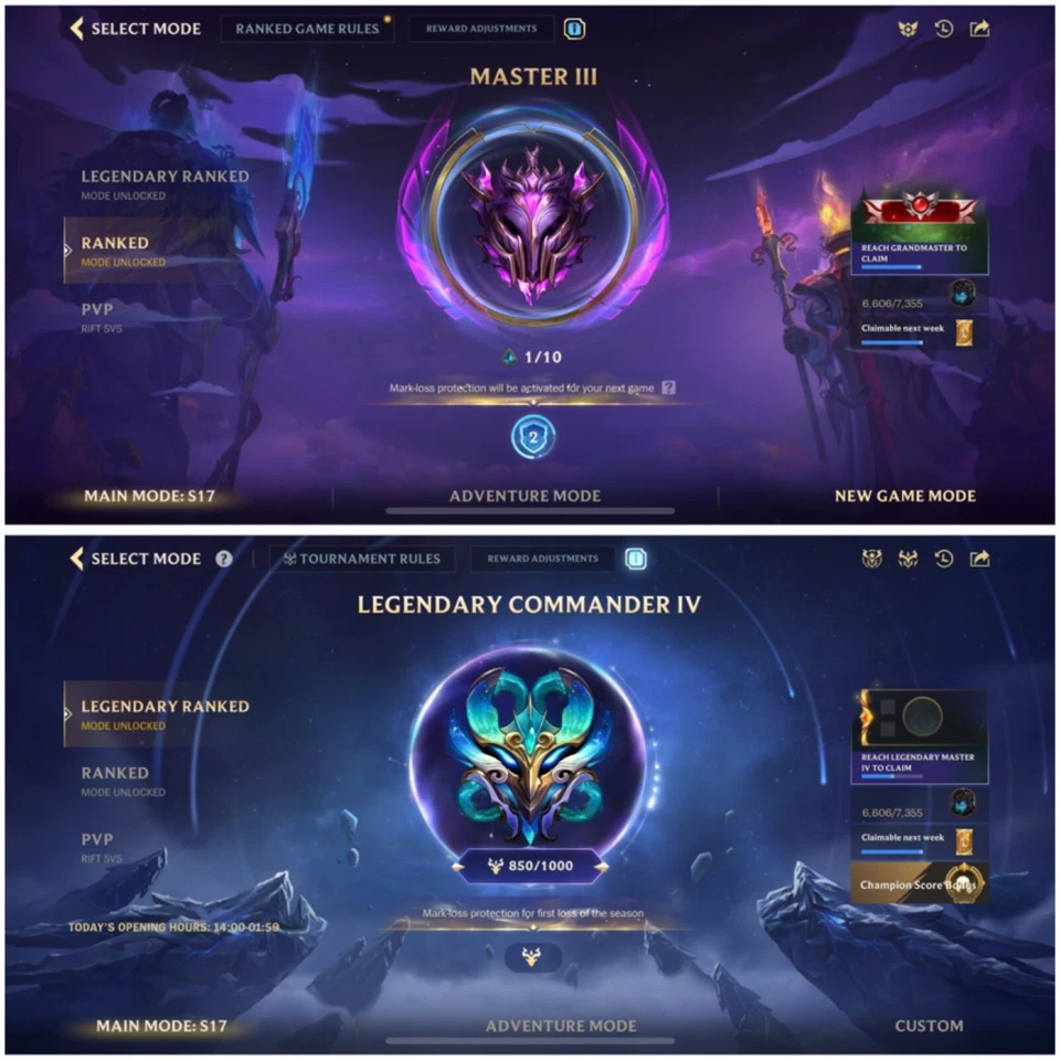 Cuenta Wild Rift EUNE - CHALLENGER - Top 50 Kalista (S18) - TODOS los campeones - 101 skins Foto 2 de 4