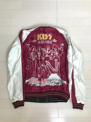 KISS & Tailor Toyo Collab Sukajan Size M Wine Black