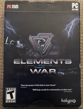 Elements of War (Windows PC, 2011) Brand New, Factory Sealed w/ Slip Cover