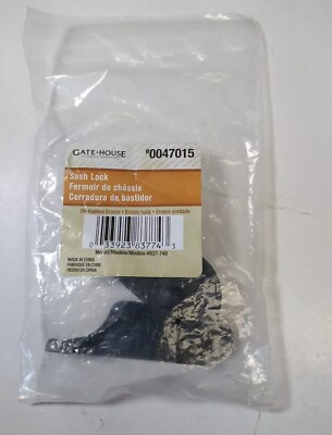 Gatehouse Window Replacement Metal Latch Sash Lock, Oil-Rubbed Bronze 0047015