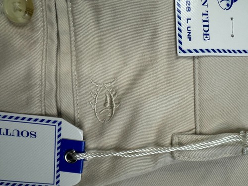 Southern Tide Pants Mens Size W28 Chino The Skipjack Stone Lunf Trim Fit 28XUNF - Picture 11 of 13