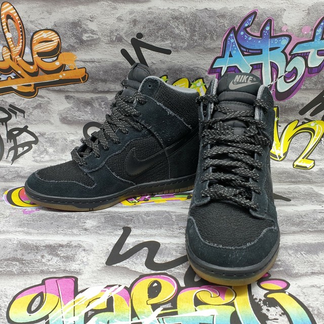 nike dunk sky hi wedge trainers