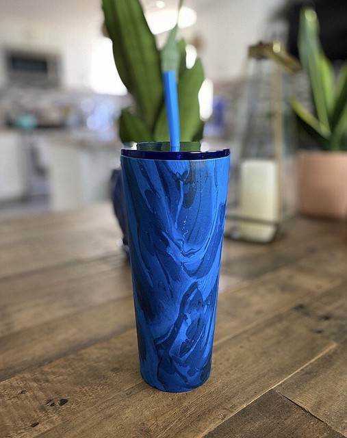 starbucks blue gradient cold cup