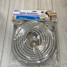 Table Cushion  Made in USA  12 Feet  4 Corners  Off White  Baby Proof Fu...