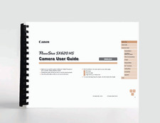 Owners Manual for Canon SX620 HS Power Shot Camera