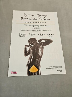 TPEEP104 MAGAZINWERBUNG 11X8'' DJANGO DJANGO - GEBOREN UNTER SATURN 
