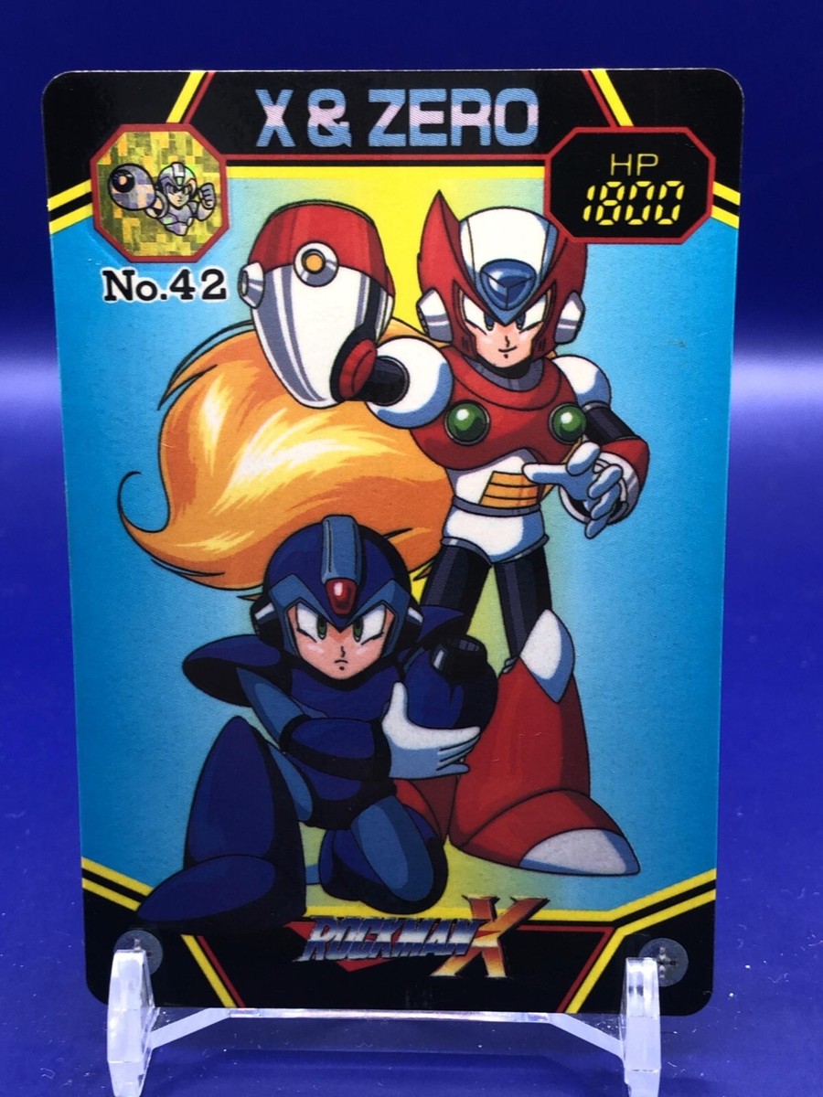 X Zero Mega Man Megaman X No.42 Card Bandai 1995 Japanese | eBay