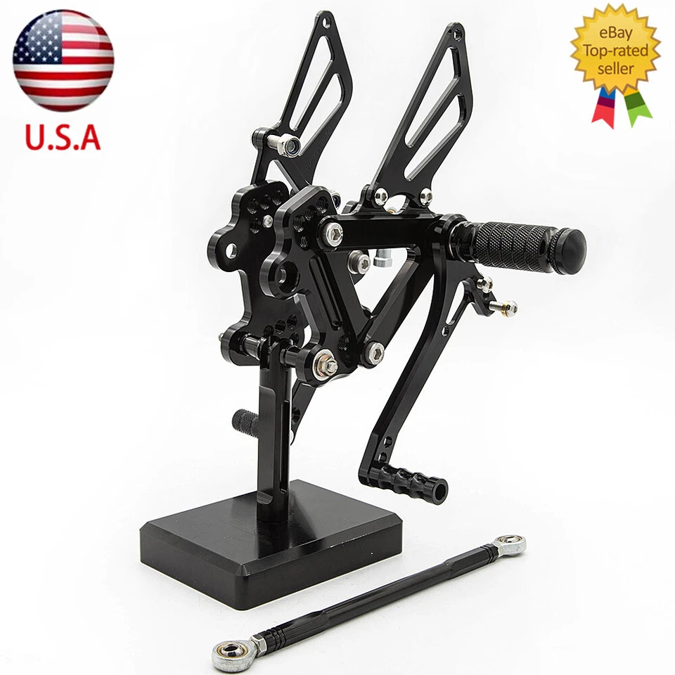 Reposapiés CNC para Kawasaki Ninja ZX7R 1996 1997 1998 1999-2003 Foto 2 de 4