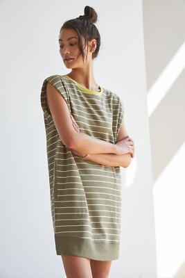 New Daily Practice by Anthropologie Striped Tee Dress Size Small MSRP: $88