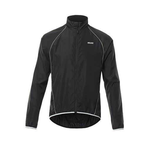 Men's Cycling Jerseys Long Sleeve Windbreaker Reflective Windproof Jackets - Picture 11 of 13