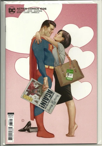 ACTION COMICS 1035! NM! JULIAN TOTINO TEDESCO VARIANT COVER!