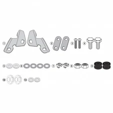 GIVI PCX150 WINDSHIELD MOUNTING HARDWARE ONLY (D1163KIT)