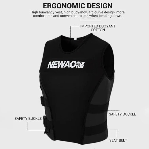 Life Vest Jet Ski Kayak KiteSurf Life Jacket Motorboats Great Any Water