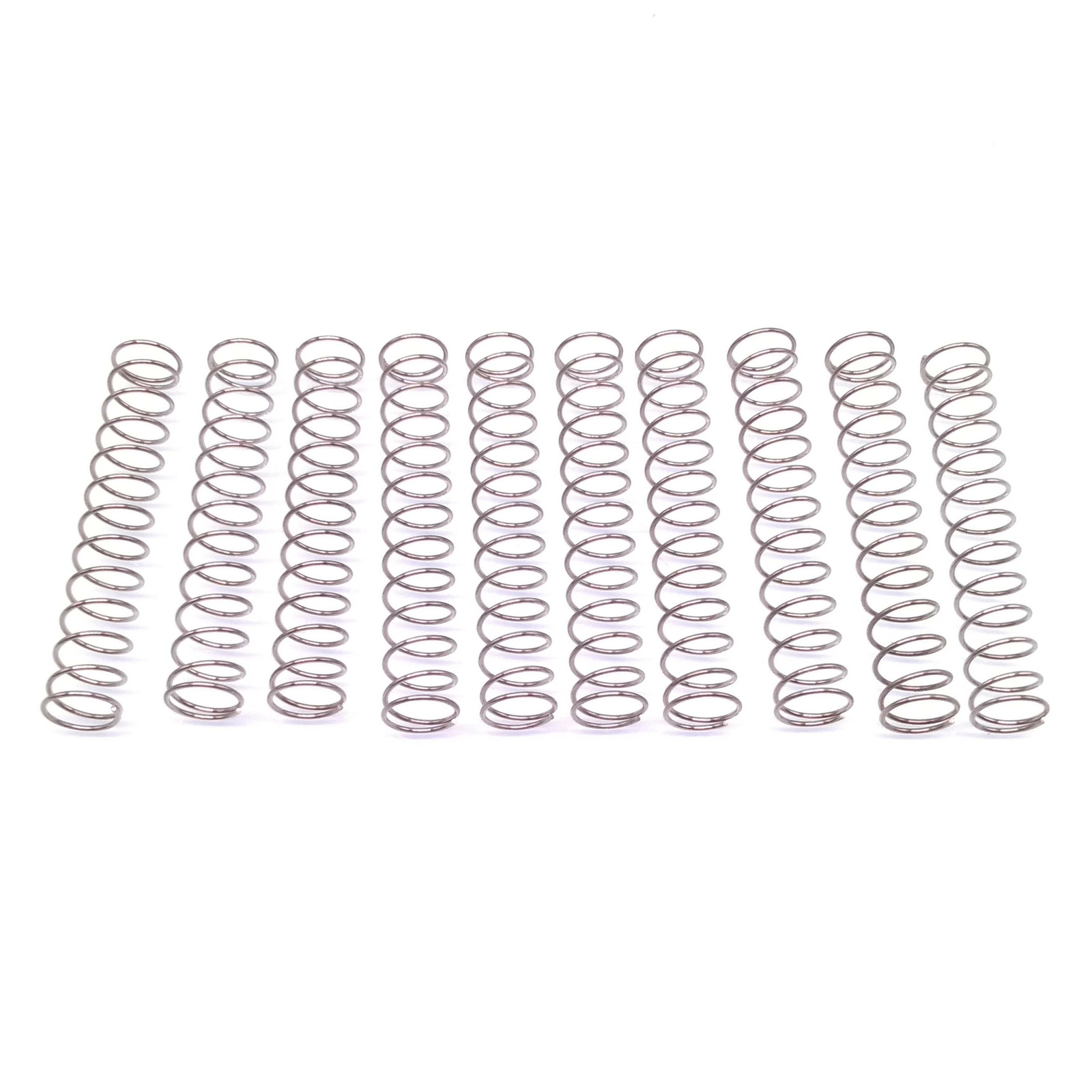 10x 0.6mm Stainless Steel Compression Springs 8mm OD 50mm Length
