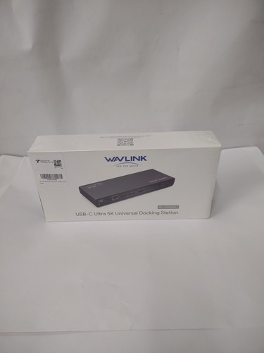 Wavlink WL-UG69DK1 USB-C Ultra 5K Universal Docking Station - Black
