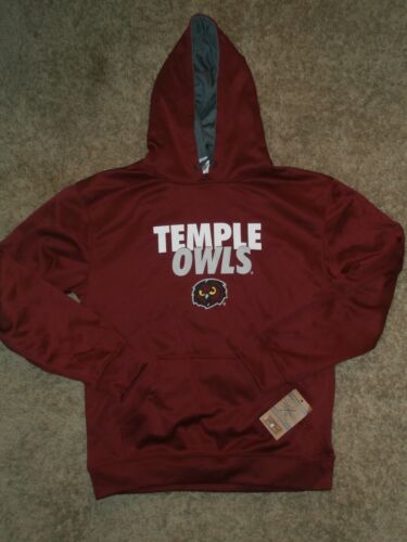 University of Temple Owls- Mens Pullover Hoodie, size: Small (34/36), color: Red - Picture 1 of 1