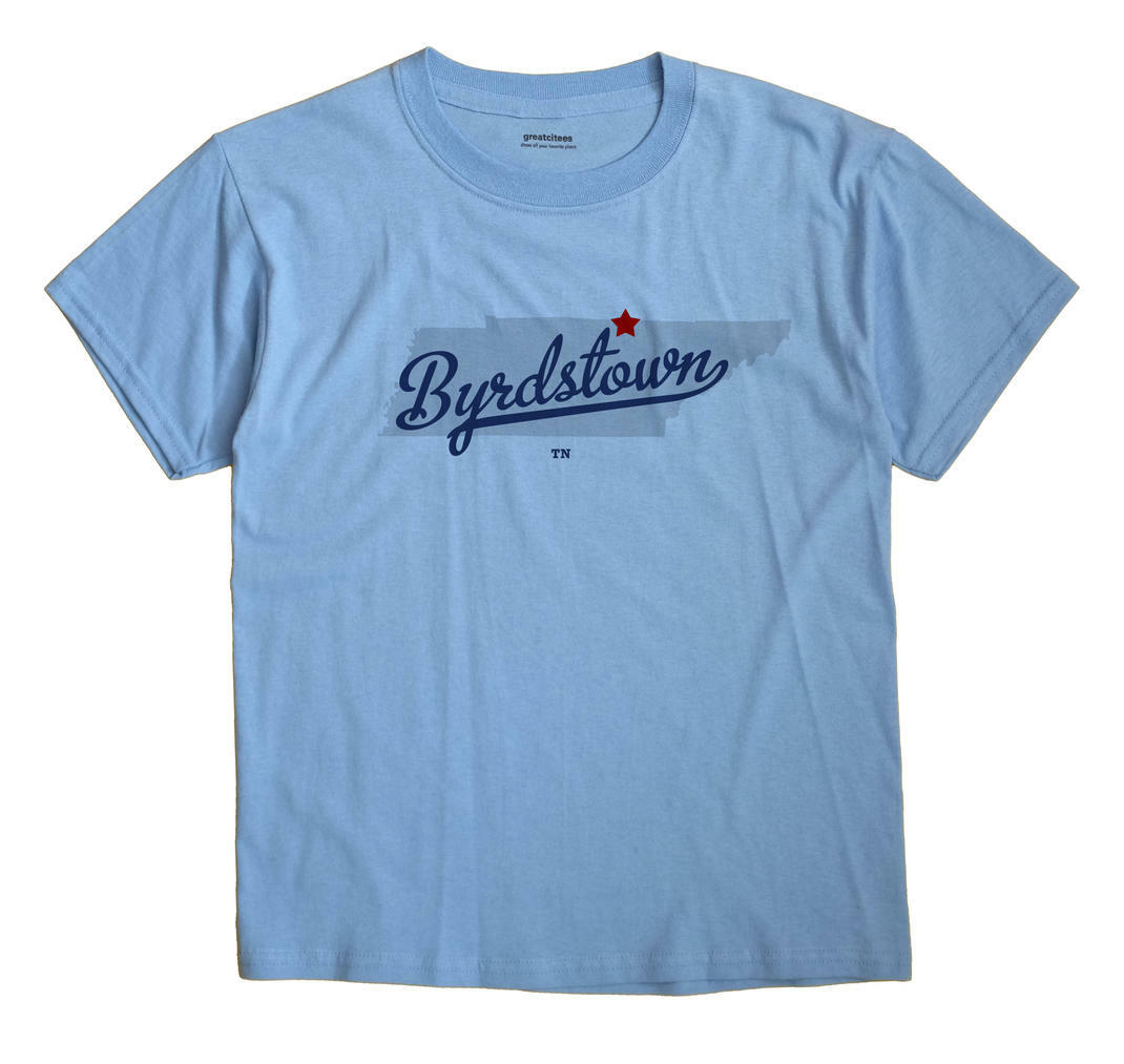 Byrdstown Tennessee TN Tenn TShirt MAP eBay
