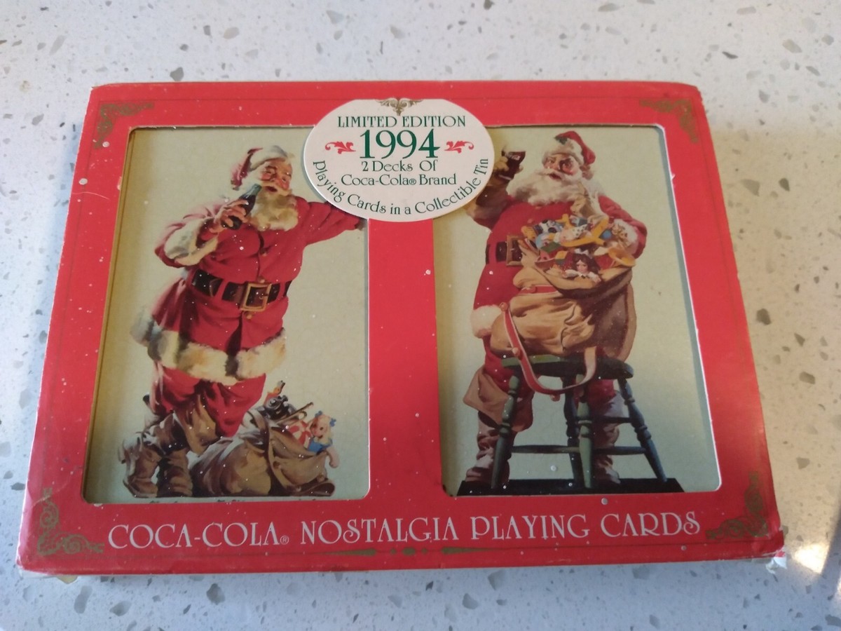 CocaCola Nostalgia Playing Cards コカコーラ VINTAGE 1994 LIMITED EDITION COCA-COLA NOSTALGIA PLAYING