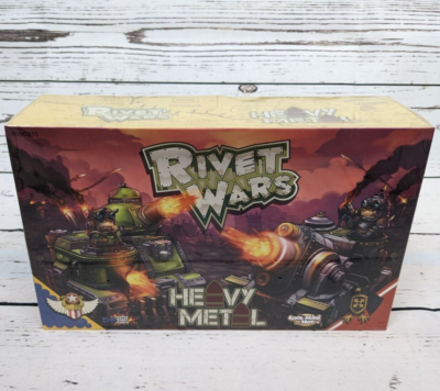 Rivet Wars Heavy Metal Tank Expansion CMON WWI Steampunk Board