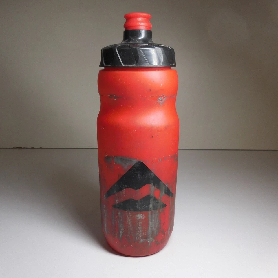 Bidon bouteille rouge noir MERIDA BPA FREE sport cyclisme collecte vintage N6378 - Photo 4/4