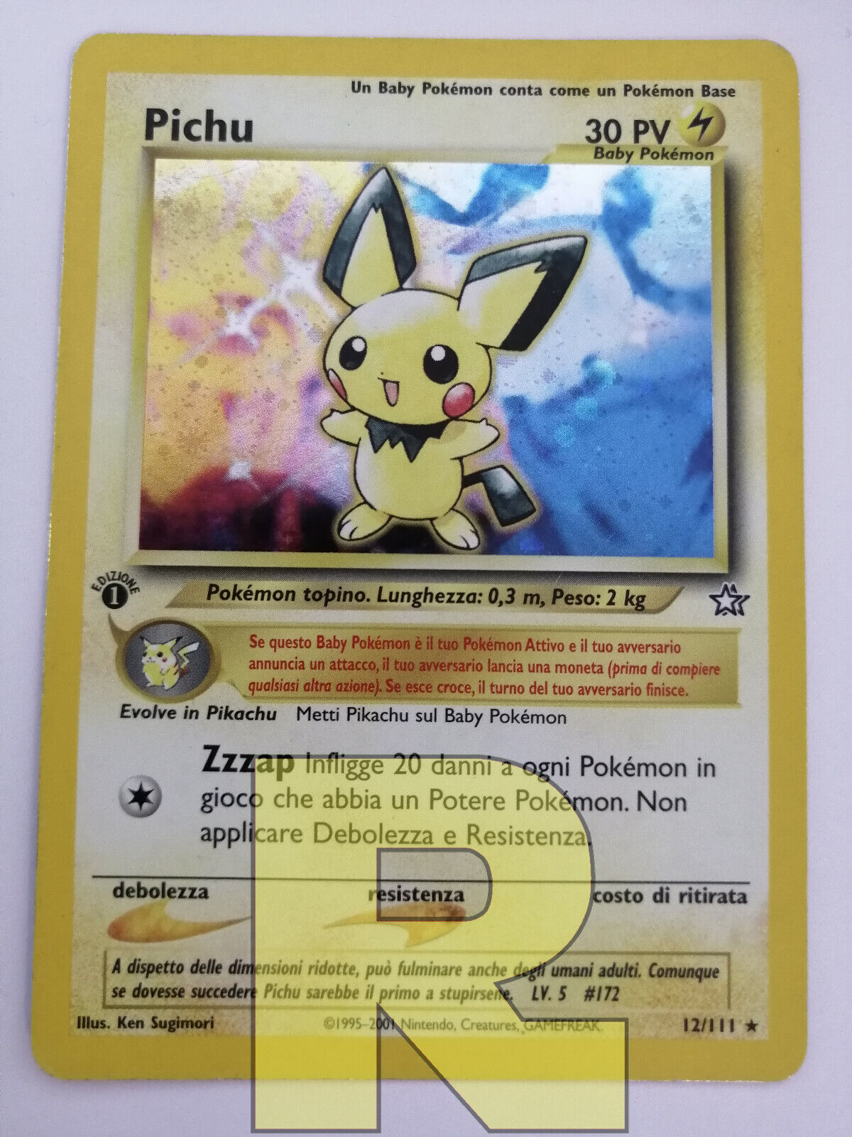 Mavin  Pokemon Card - Spanish Pichu - Neo Genesis 12/111 Holo Rare