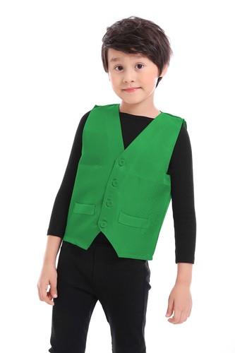 TOPTIE Kid Vest Volunteer Activity Waistcoat Party Costume Vests - Picture 4 of 26