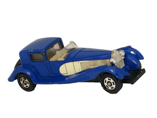 Tomica 1978 Tomy Bugatti Coupe De Ville F46 S=1/80 blue Mint