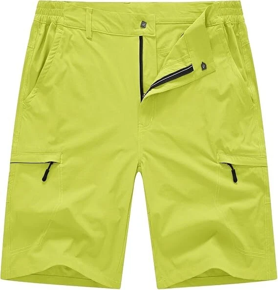 BASUDAM MEN'S CARGO LIGHTWEIGHT 6 POCKET HIKING SHORTS