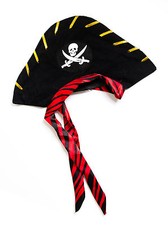 One pirate captains hat felt 17" wide x 9" high one size fits most